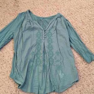 Nine West 3/4 sleeve top! Lg